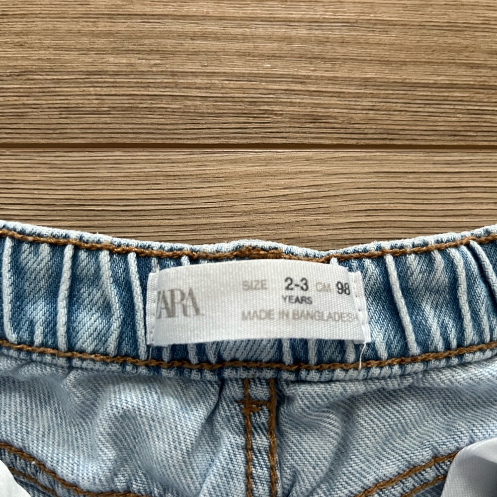 Zara Kids Light Blue Distressed Jeans - Picture 5 of 6